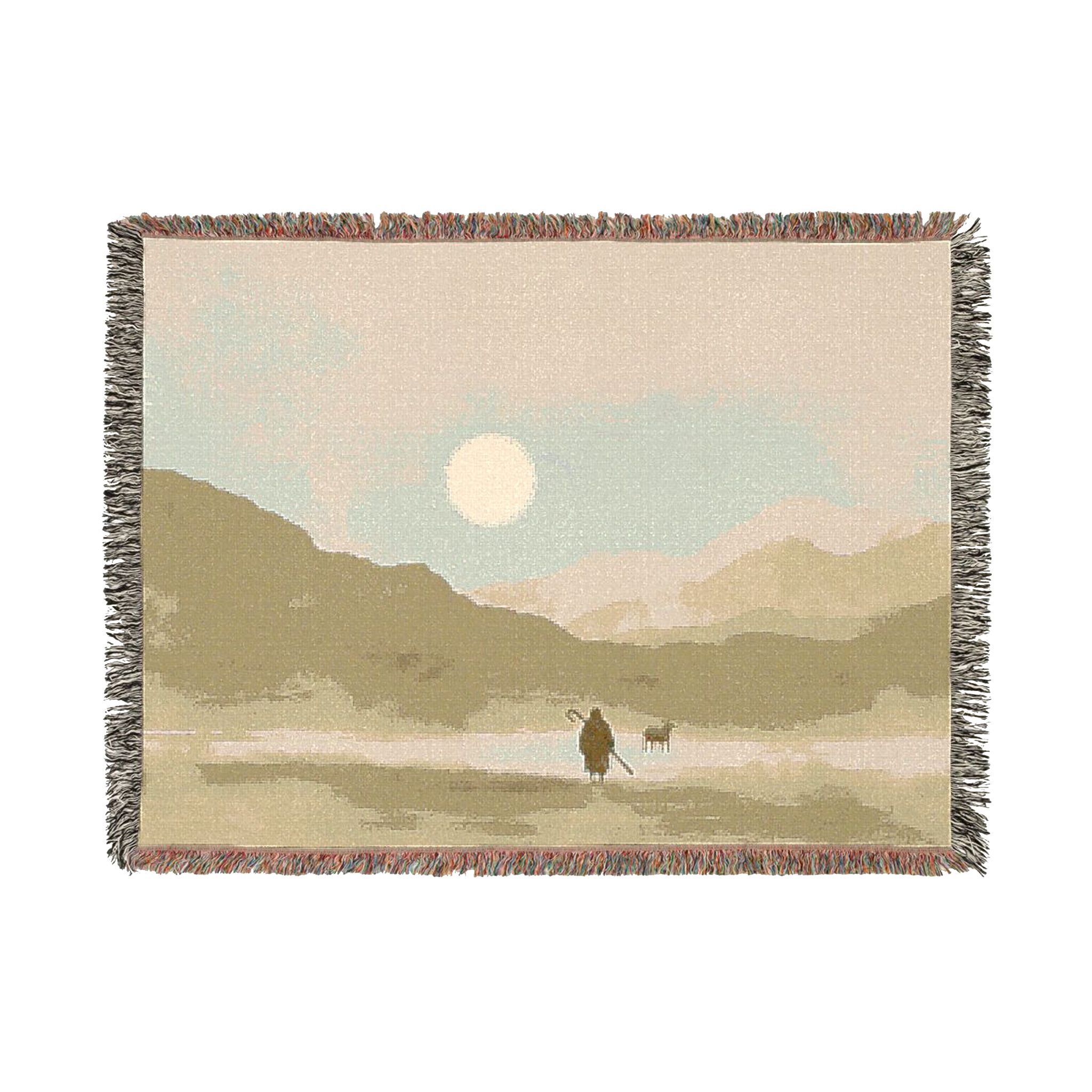 The Lost Sheep — Woven Blanket