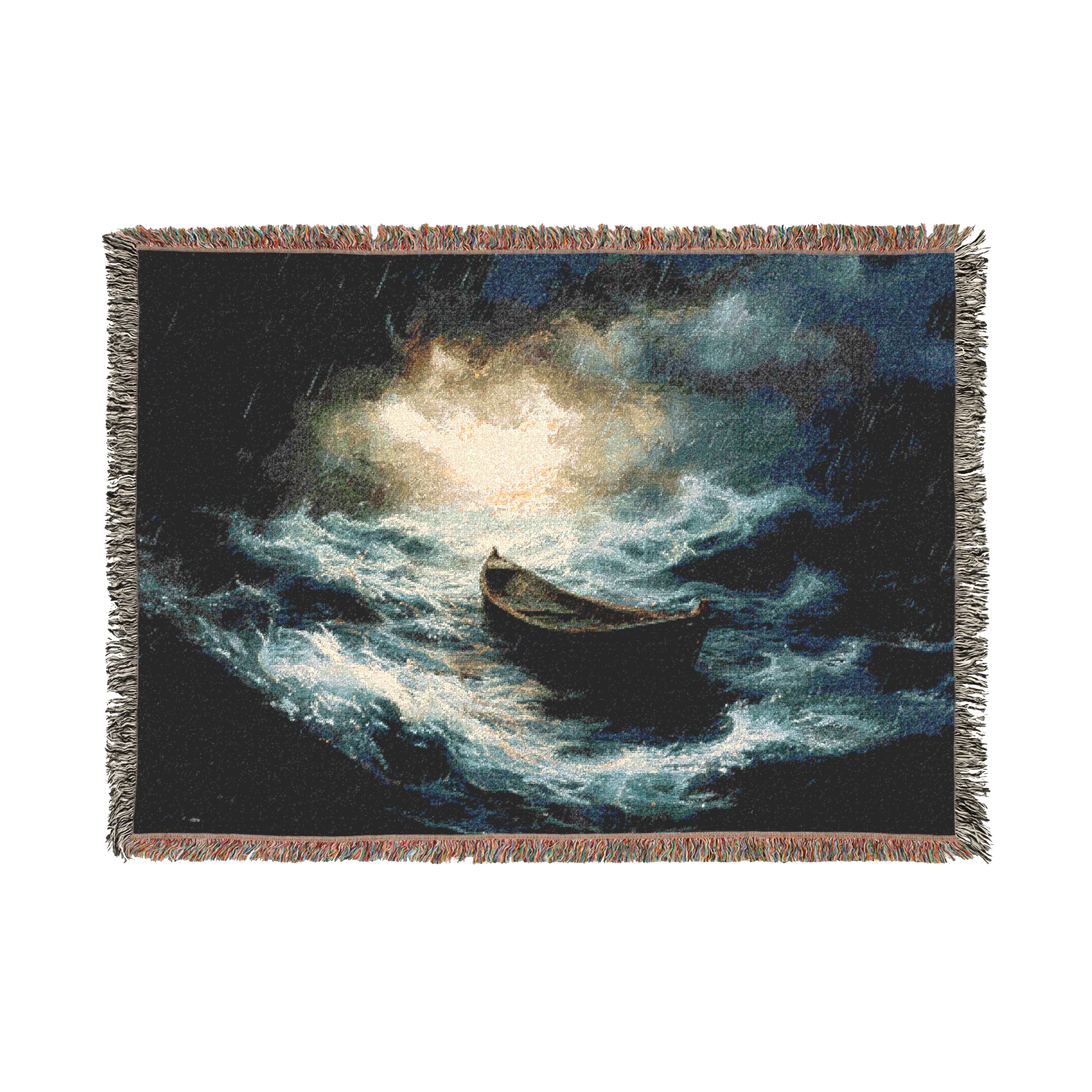 Focus on Me, Not the Storm — Woven Blanket