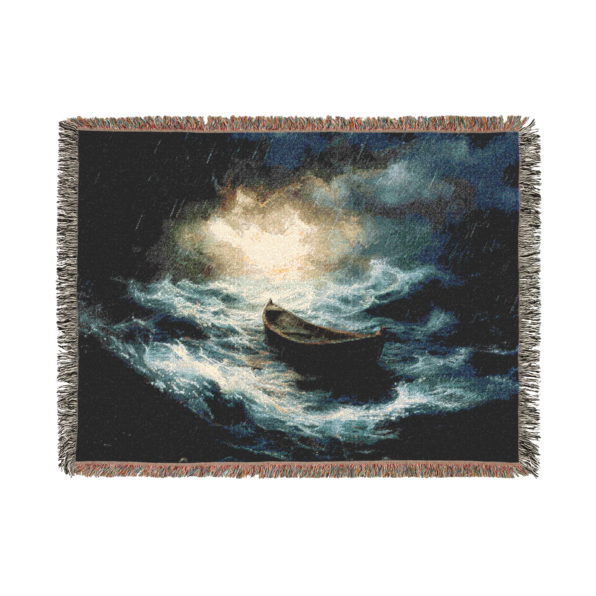 Focus on Me, Not the Storm — Woven Blanket