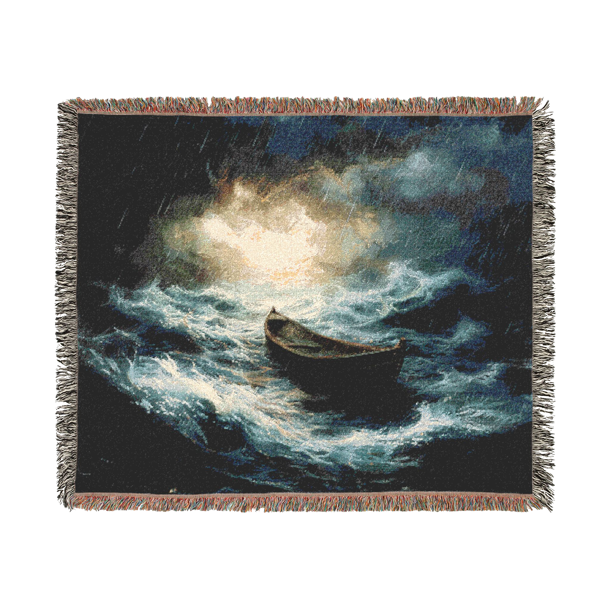 Focus on Me, Not the Storm — Woven Blanket