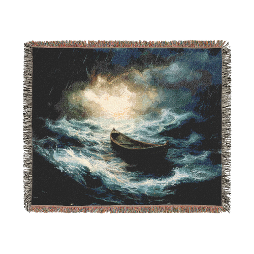 Focus on Me, Not the Storm — Woven Blanket