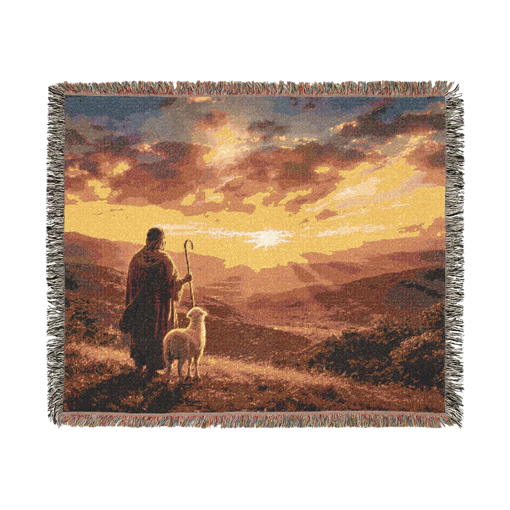 The Lord Is My Shephard— Woven Blanket