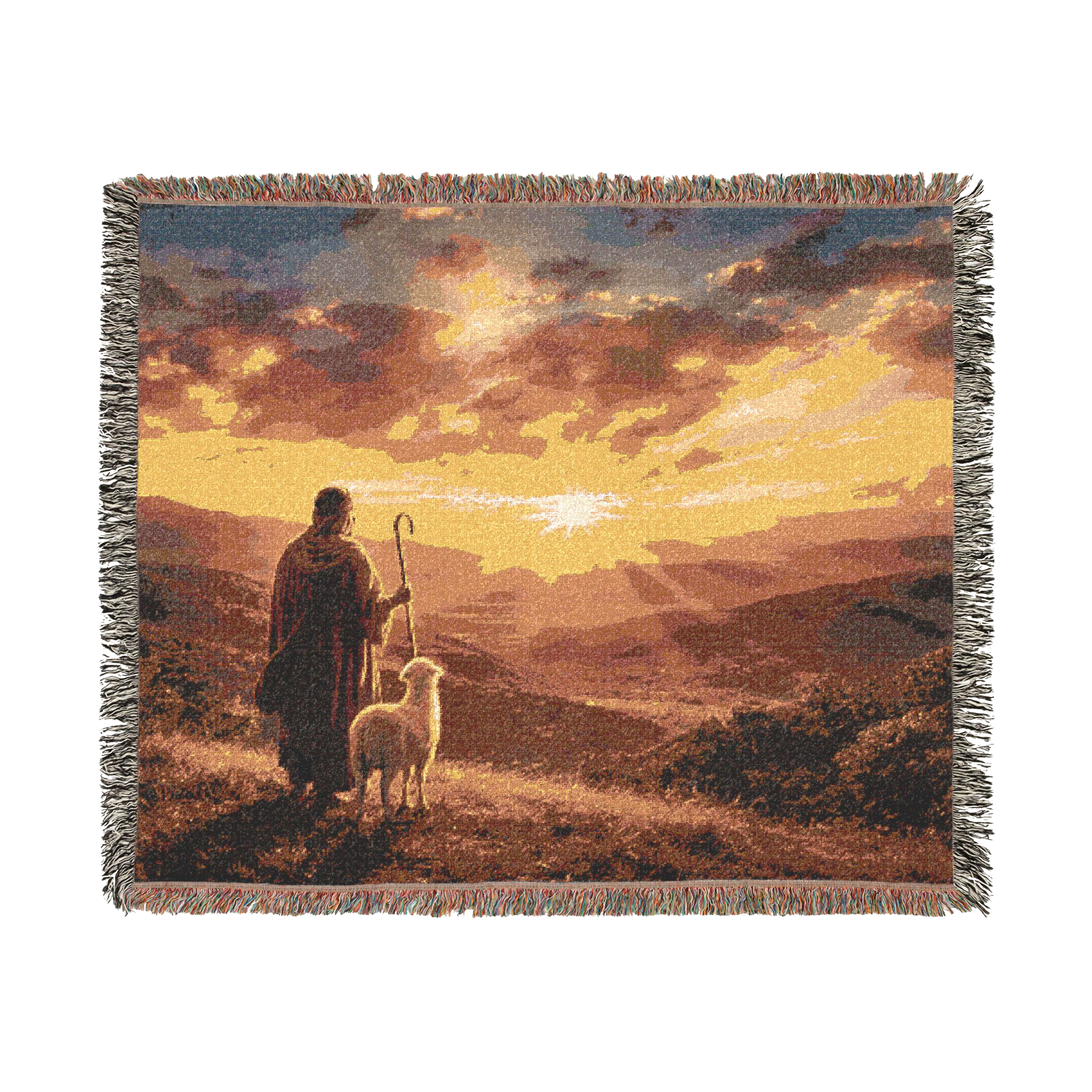 The Lord Is My Shephard— Woven Blanket