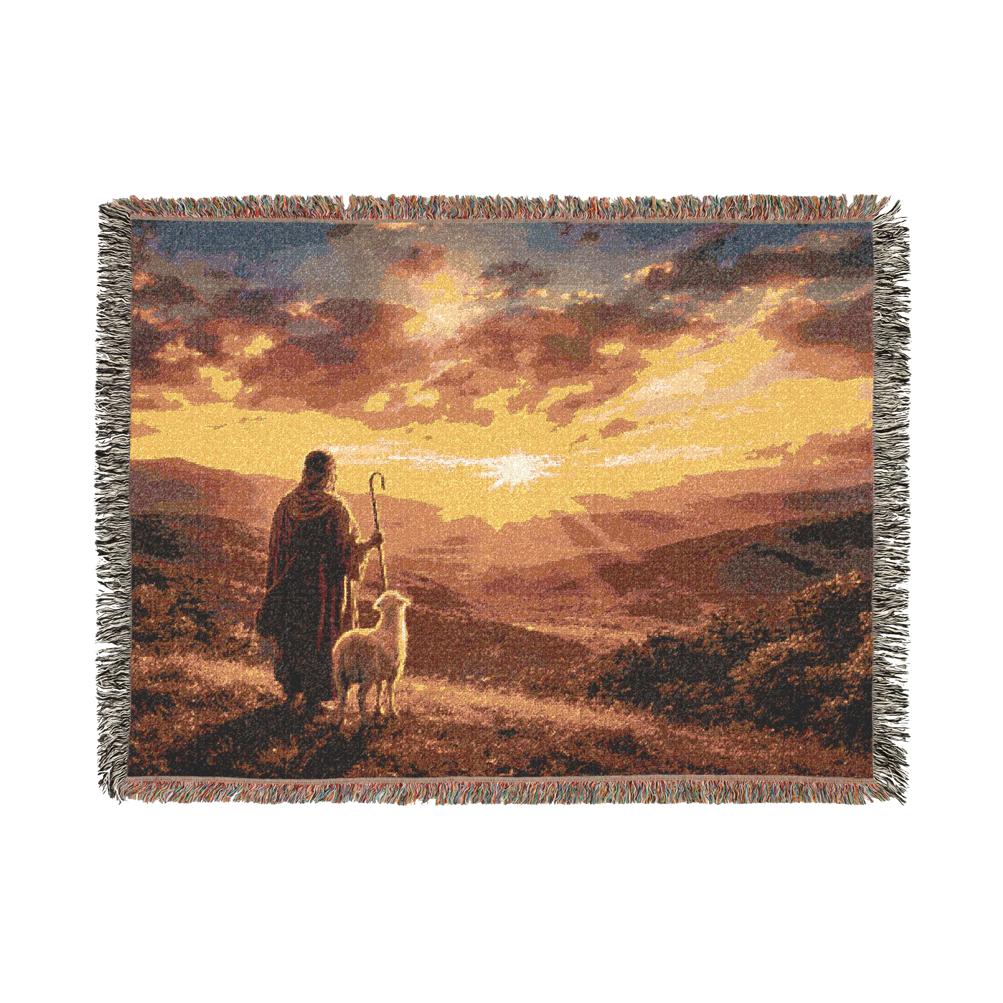 The Lord Is My Shephard— Woven Blanket
