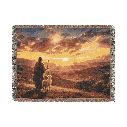 The Lord Is My Shephard— Woven Blanket