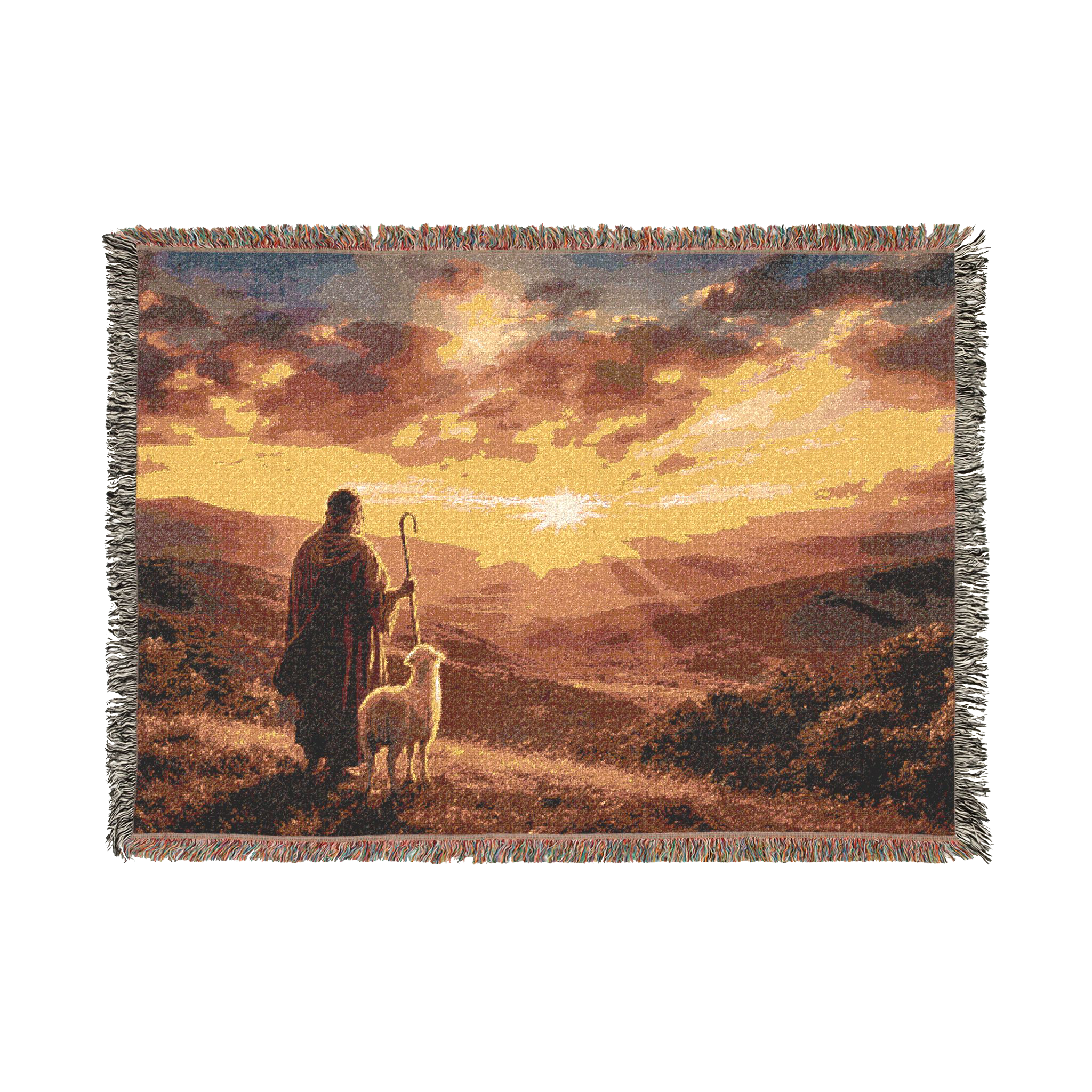 The Lord Is My Shephard— Woven Blanket