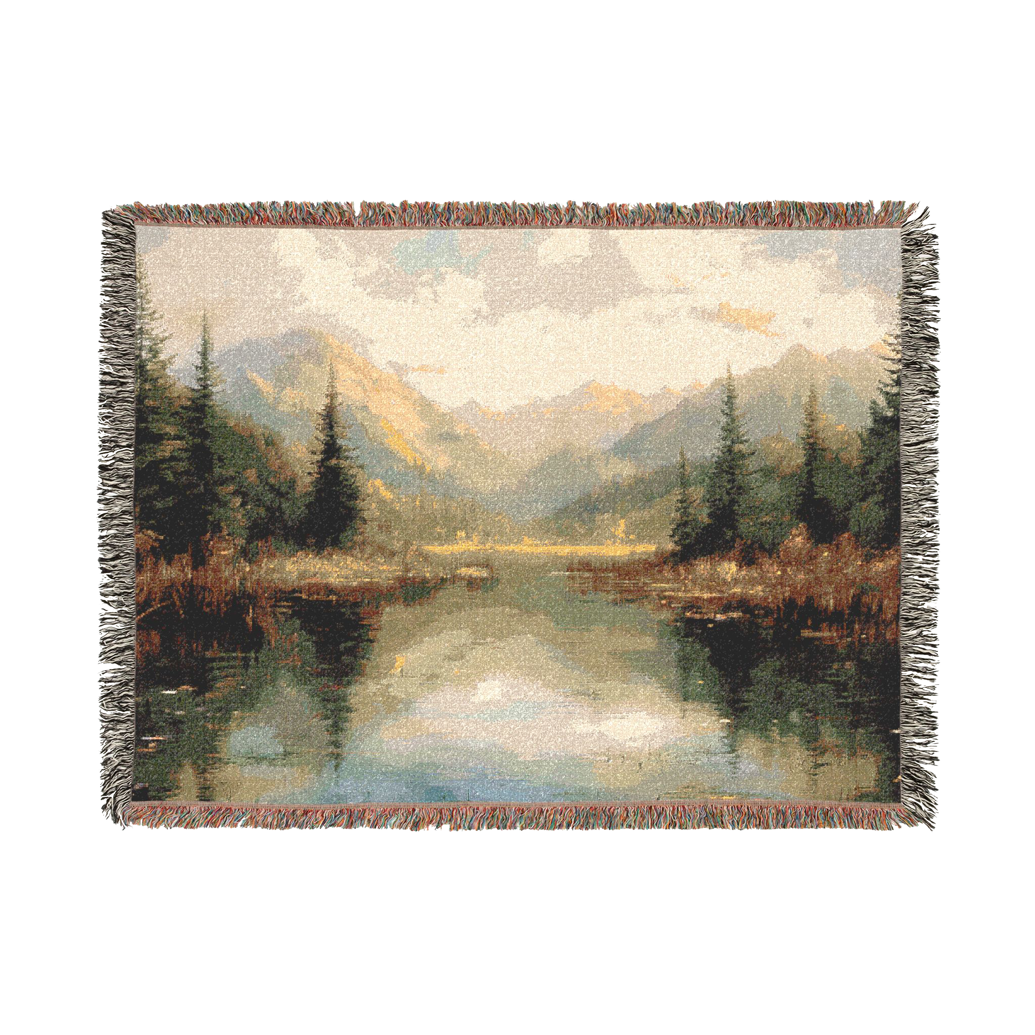 He Leads Me Beside Still Waters — Woven Blanket