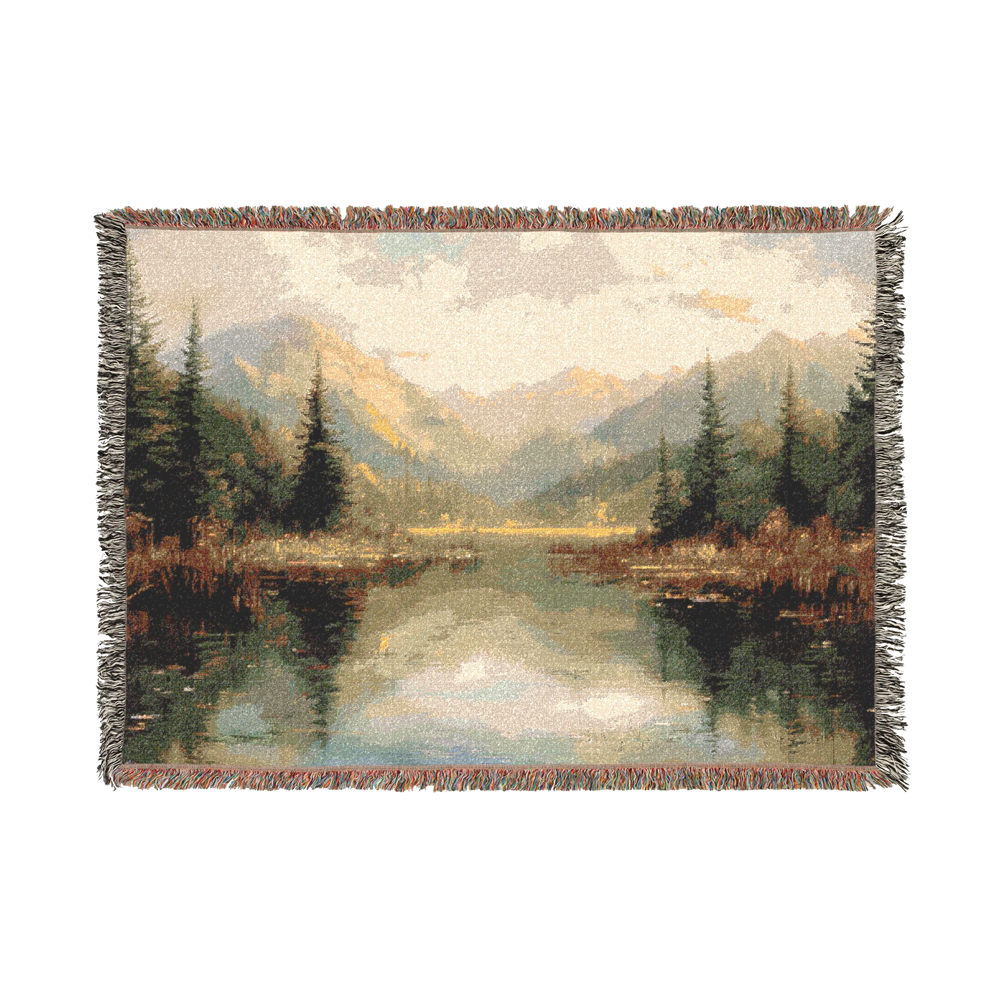 He Leads Me Beside Still Waters — Woven Blanket